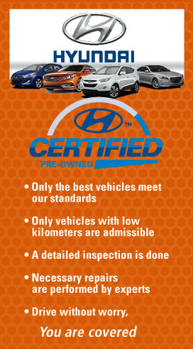 Certified Hyundai, the obvious choice